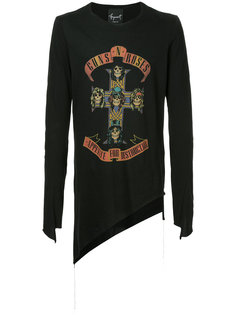 футболка с асимметричным подолом Fagassent