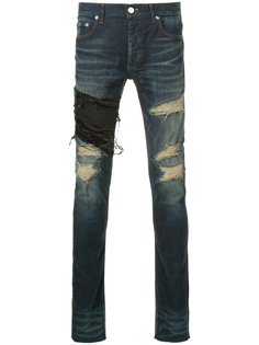 джинсы скинни с рваной отделкой Fagassent