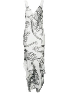 платье-миди с нарисованным узором пейсли Manning Cartell