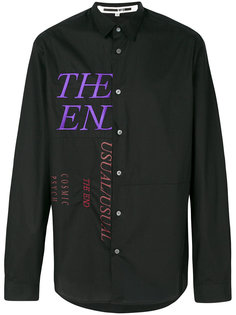 рубашка с вышивкой McQ Alexander McQueen