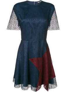 расклешенное платье с принтом звезды House Of Holland