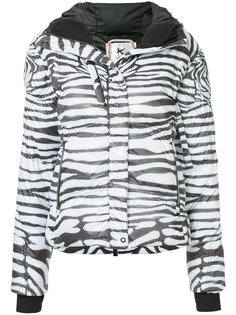 дутая куртка с полосками  Kru