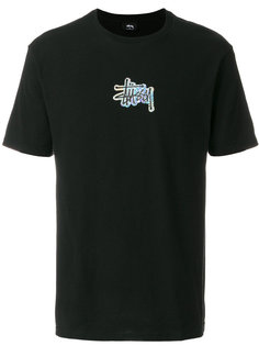 футболка с принтом-логотипом Stussy