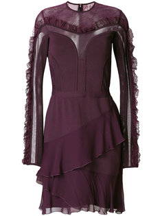 платье с полупрозрачной вставкой  Elie Saab