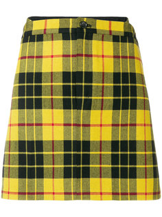 юбка мини в клетку Junya Watanabe Comme Des Garçons