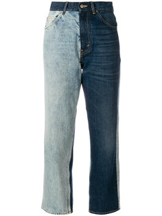 укороченные джинсы дизайна колор-блок Golden Goose Deluxe Brand