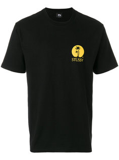 футболка с принтом логотипа Stussy