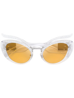 солнцезащитные очки с заклепками Miu Miu Eyewear