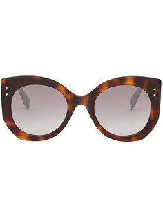 солнцезащитные очки в объемной оправе Fendi Eyewear