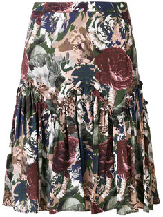 юбка А-образного силуэта с цветочным узором Paul & Joe