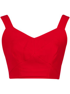 panelled crop top Olympiah