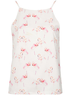 flamingo print top Olympiah