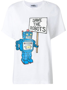 футболка с принтом Save the Robots Jeremy Scott
