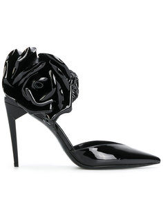 туфли с ремешком на пятке Saint Laurent