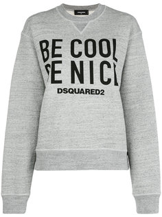 толстовка со слоганом Be Nice Dsquared2