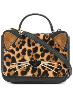 мини сумка с леопардовым узором Kate Spade