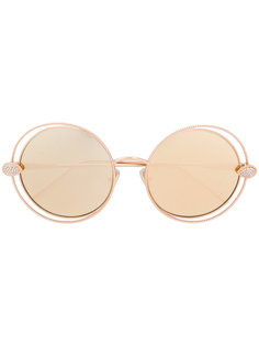солнцезащитные очки в круглой оправе Boucheron