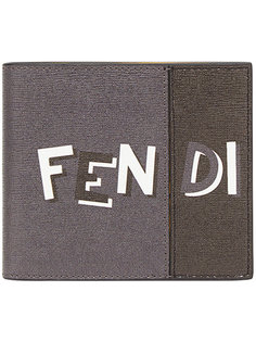 бумажник с принтом логотипа Fendi