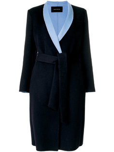 пальто с контрастными лацканами Cédric Charlier