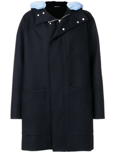 пальто на молнии с контрастным капюшоном Cédric Charlier