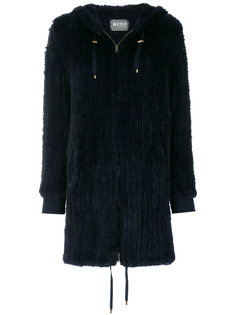 меховое пальто с капюшоном Meteo By Yves Salomon
