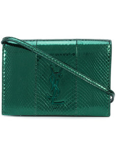 сумочка Kate Toy с эффектом змеиной кожи Saint Laurent