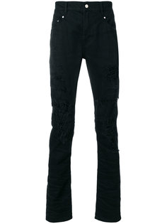 классические джинсы с рваными деталями Super Légère