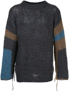 свитер дизайна колор-блок Unused