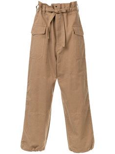 брюки мешковатого кроя с завязками на поясе Sasquatchfabrix.
