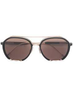 солнцезащитные очки с металлической деталью Thom Browne Eyewear