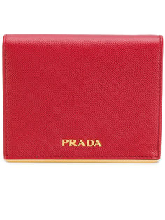 визитница из сафьяновой кожи Prada