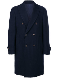 классическое двубортное пальто Delloglio Delloglio