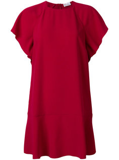 однотонное платье-футболка Red Valentino