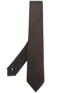галстук с квадратным узором Ermenegildo Zegna