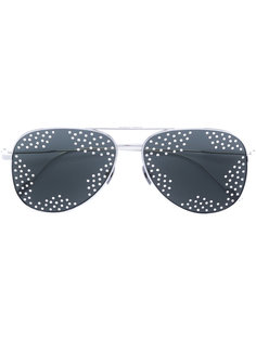 солнцезащитные очки с заклепками Saint Laurent Eyewear