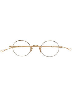 классические очки в круглой оправе Lunor