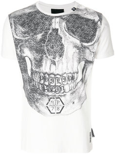 футболка с принтом черепа Philipp Plein