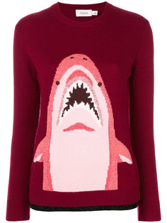 свитер с акулой Coach
