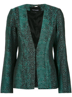 snakeskin print blazer Tufi Duek