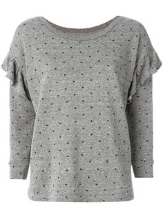 джемпер с оборками Current/Elliott