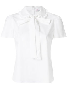 блузка с завязками на бант Red Valentino
