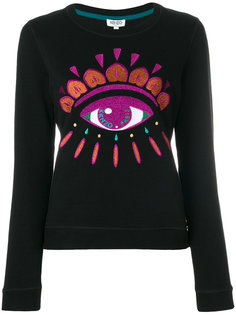 eye embroidered sweatshirt Kenzo