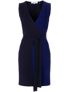 двухцветное платье с запахом Dvf Diane Von Furstenberg