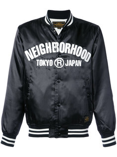 куртка-бомбер  с логотипом Neighborhood