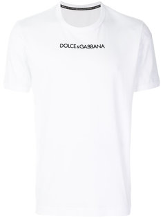 футболка с логотипом Dolce & Gabbana