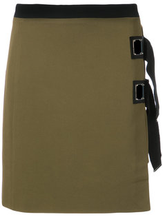 юбка с контрастными лямками David Koma
