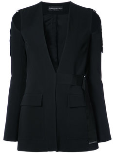 пиджак асимметричного кроя David Koma