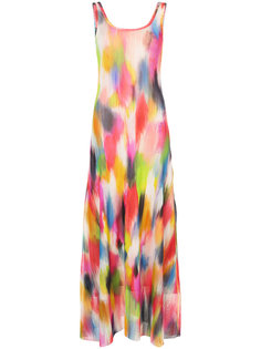 printed maxi tank dress Fuzzi
