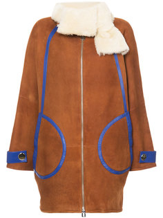 пальто с контрастной окантовкой  Osman