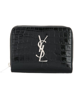 кошелек на молнии с монограммой  Saint Laurent